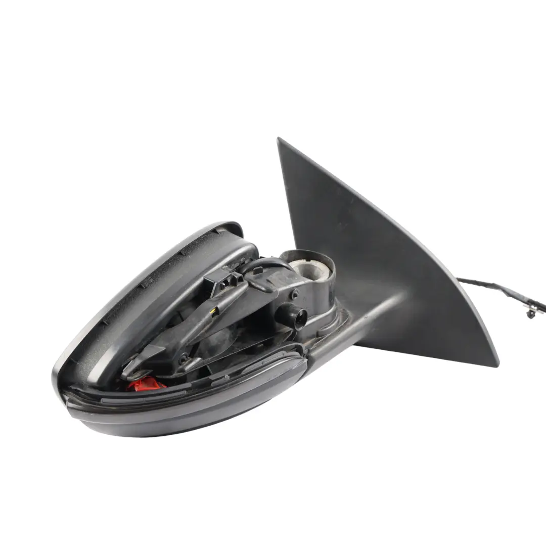 VW Volkswagen Scirocco Mk3 Door Wing Mirror Heated Right O/S Black - SKU RHD-1K8857508P-1 - Part number 1K8857508P