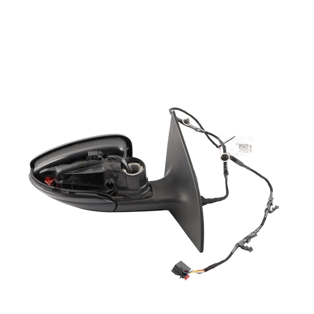 VW Volkswagen Scirocco Mk3 Door Wing Mirror Heated Right O/S Black - SKU RHD-1K8857508P-1 - Part number 1K8857508P