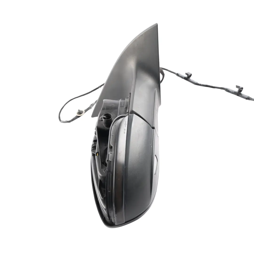 VW Volkswagen Scirocco Mk3 Door Wing Mirror Heated Right O/S Black - SKU RHD-1K8857508P-1 - Part number 1K8857508P