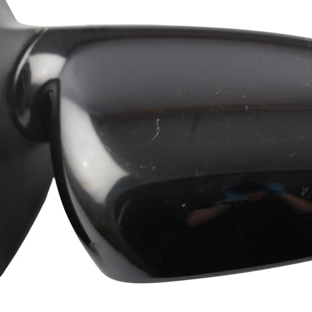 VW Eos 1F Wing Mirror Electric Heated Without Glass Right O/S Deep Black - C9X - SKU RHD-1Q2857508S-DBL - Part number 1Q2857508S