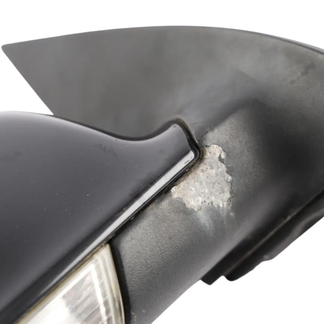 VW Eos 1F Wing Mirror Electric Heated Without Glass Right O/S Deep Black - C9X - SKU RHD-1Q2857508S-DBL - Part number 1Q2857508S