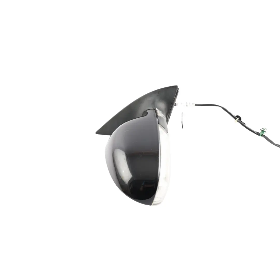 VW Eos 1F Wing Mirror Electric Heated Without Glass Right O/S Deep Black - C9X - SKU RHD-1Q2857508S-DBL - Part number 1Q2857508S