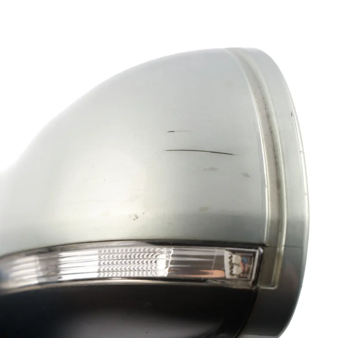 Skoda Octavia Mk2 1Z Side View Wing Mirror Electric Left N/S Arctic Green - 8B - SKU RHD-1Z2857507AB-ARG - Part number 1Z2857507AB
