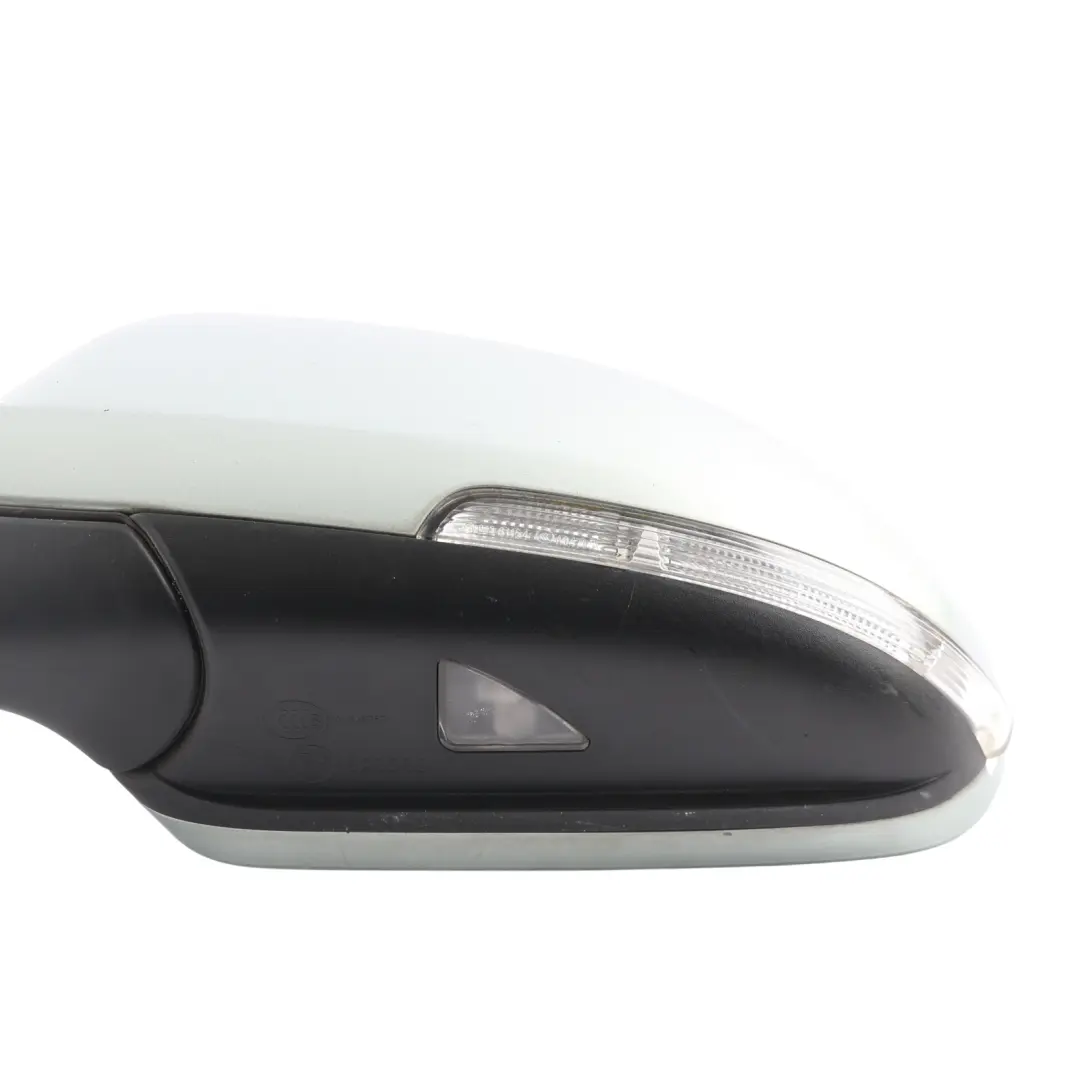 Skoda Octavia Mk2 1Z Side View Wing Mirror Electric Left N/S Arctic Green - 8B - SKU RHD-1Z2857507AB-ARG - Part number 1Z2857507AB