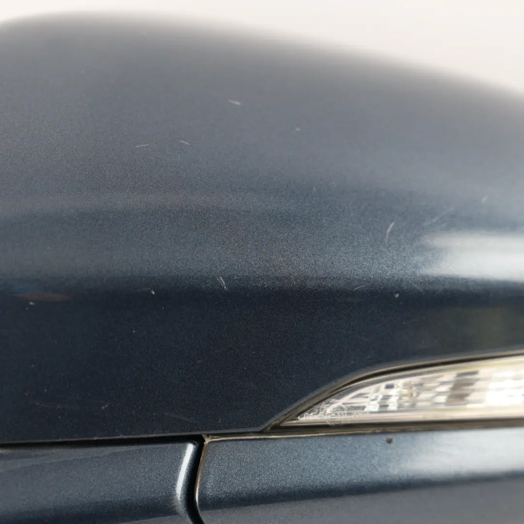Ford Mondeo Mk5 Door Wing Mirror Heated Front Left N/S Blue Metallic - FCC - SKU RHD-2473220-BLU - Part number 2473220