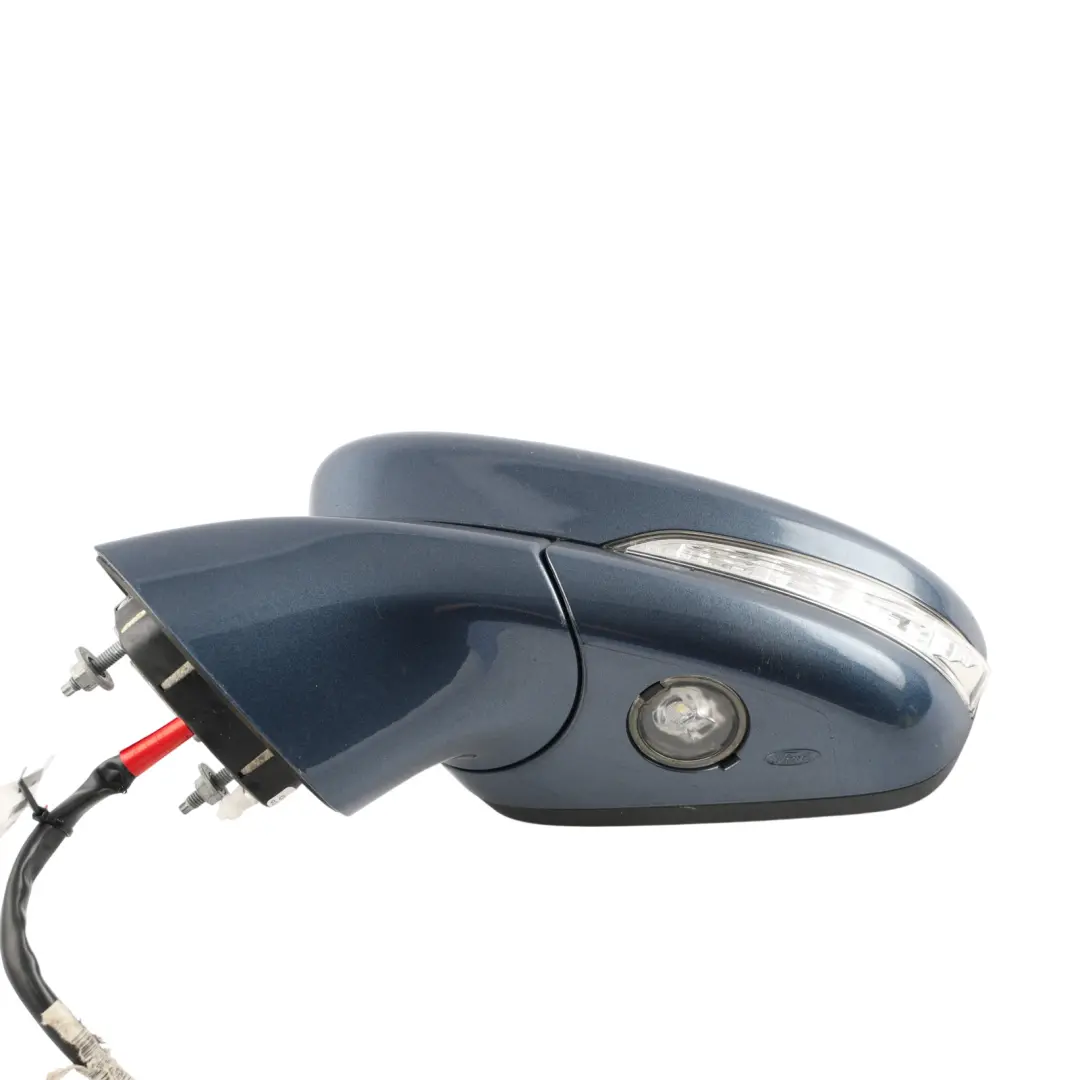 Ford Mondeo Mk5 Door Wing Mirror Heated Front Left N/S Blue Metallic - FCC - SKU RHD-2473220-BLU - Part number 2473220