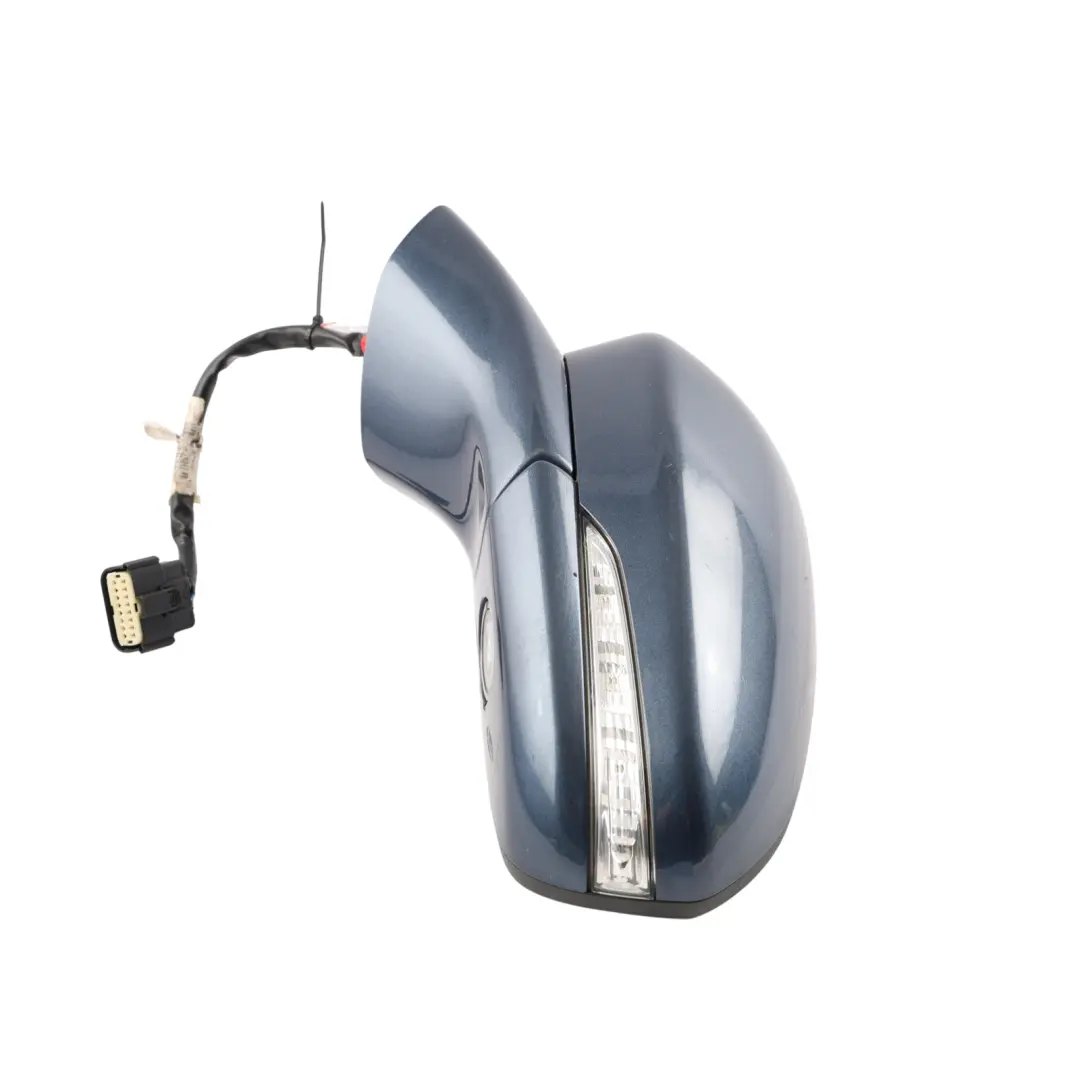 Ford Mondeo Mk5 Door Wing Mirror Heated Front Left N/S Blue Metallic - FCC - SKU RHD-2473220-BLU - Part number 2473220