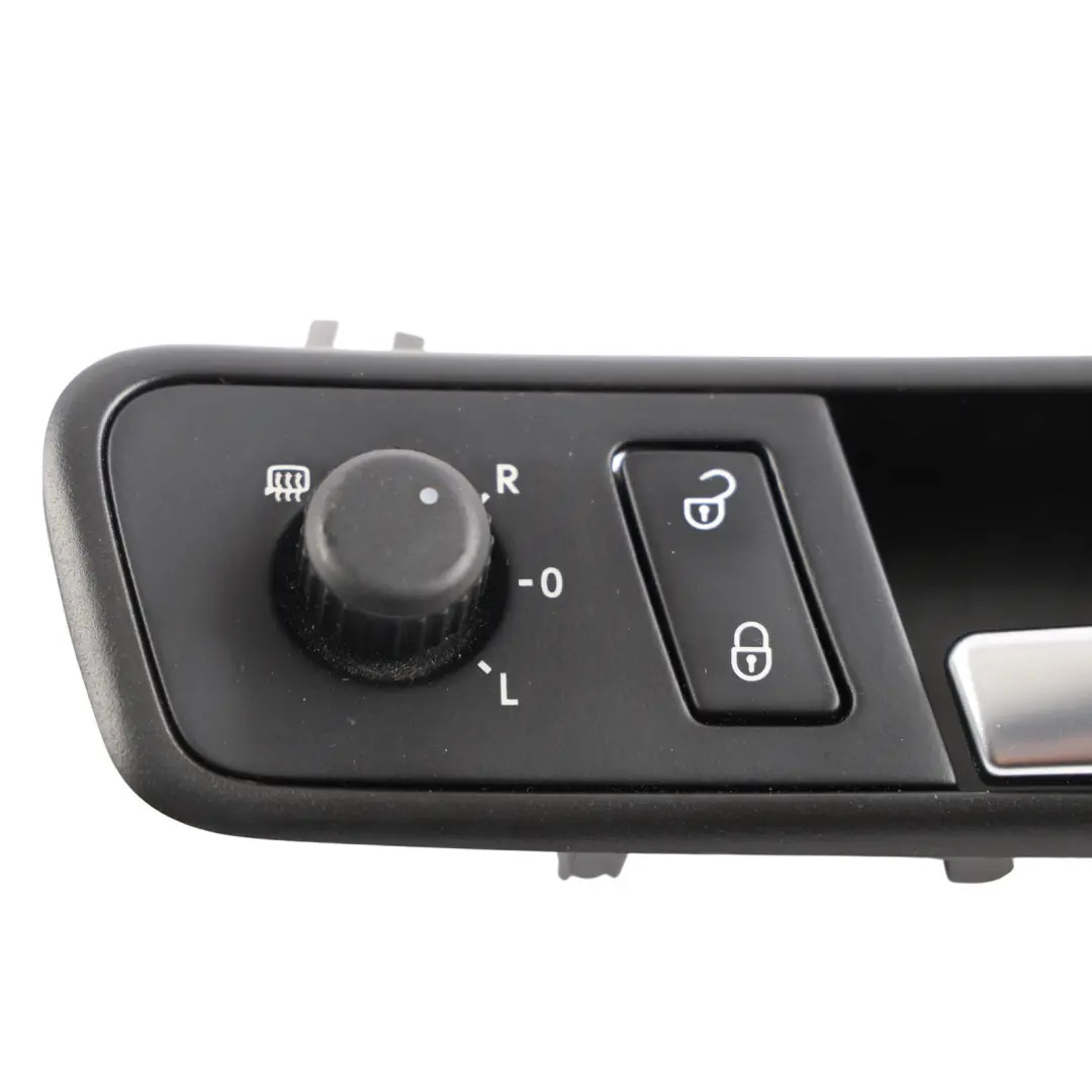 Volkswagen Caddy Mk3 Front Door Grab Handle Interior Black Right O/S - SKU RHD-2K2837114B-1 - Part number 2K2837114B