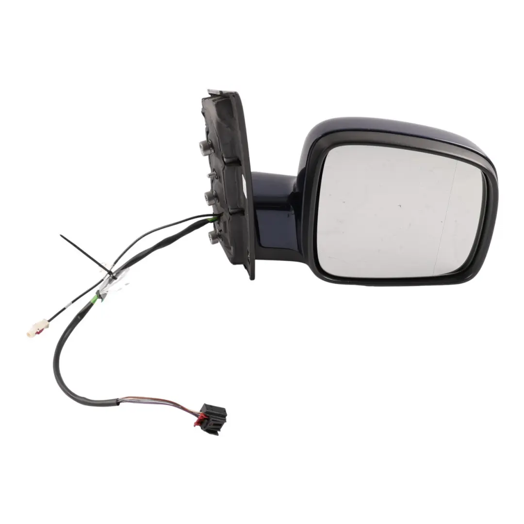 Volkswagen Caddy Wing Mirror Door Front Right O/S Night Blue Metallic - H5X - SKU RHD-2K6857508Q-NBL - Part number 2K6857508Q