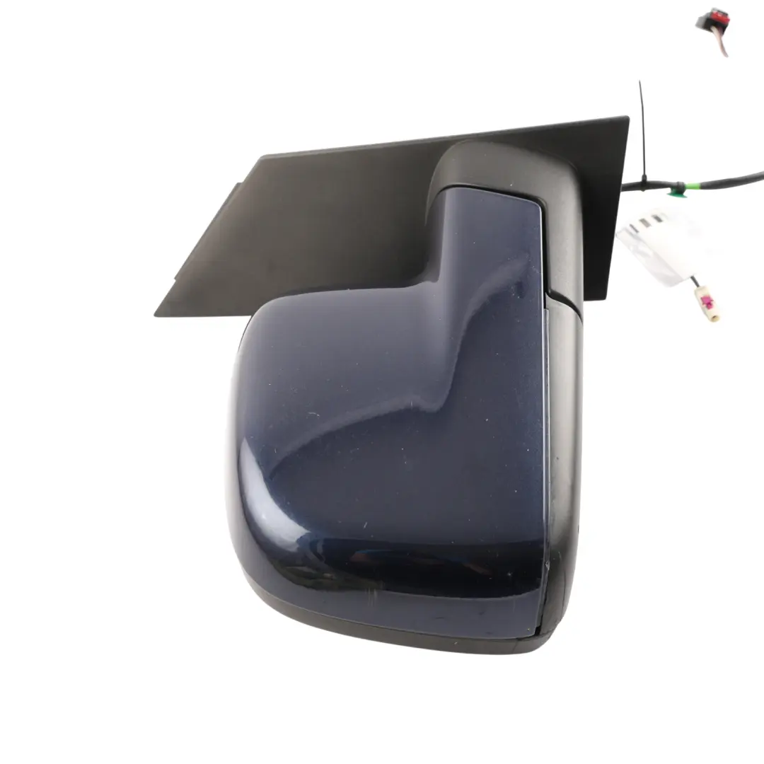 Volkswagen Caddy Wing Mirror Door Front Right O/S Night Blue Metallic - H5X - SKU RHD-2K6857508Q-NBL - Part number 2K6857508Q