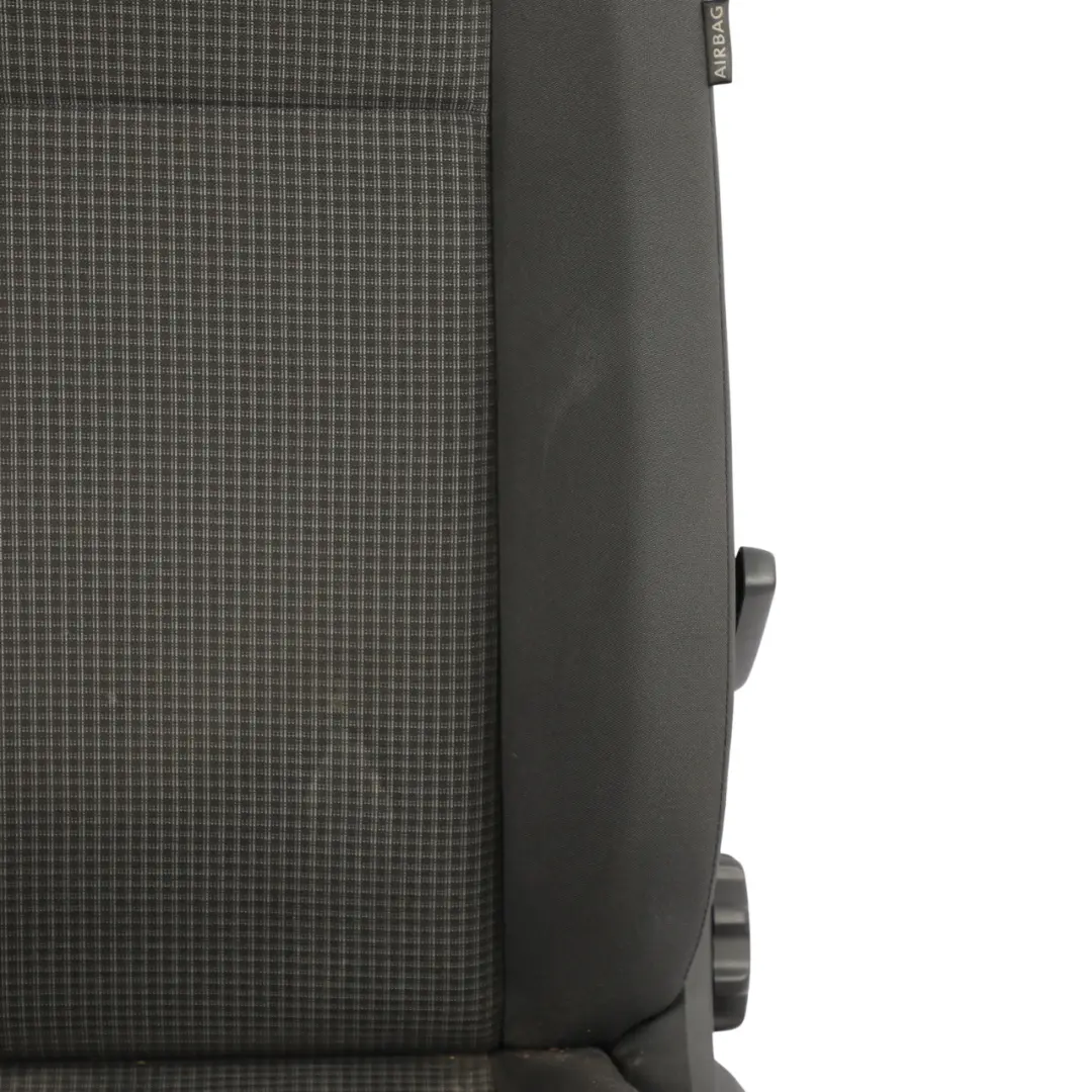 Front Seat Heated Left N/S Cloth Fabric Titan Black to Volkswagen Caddy SB with Part number 2K7881805BJ Volkswagen Caddy SB Front Seat Heated Left N/S Cloth Fabric Titan Black - SKU RHD-2K7881805BJ - Part number 2K7881805BJ