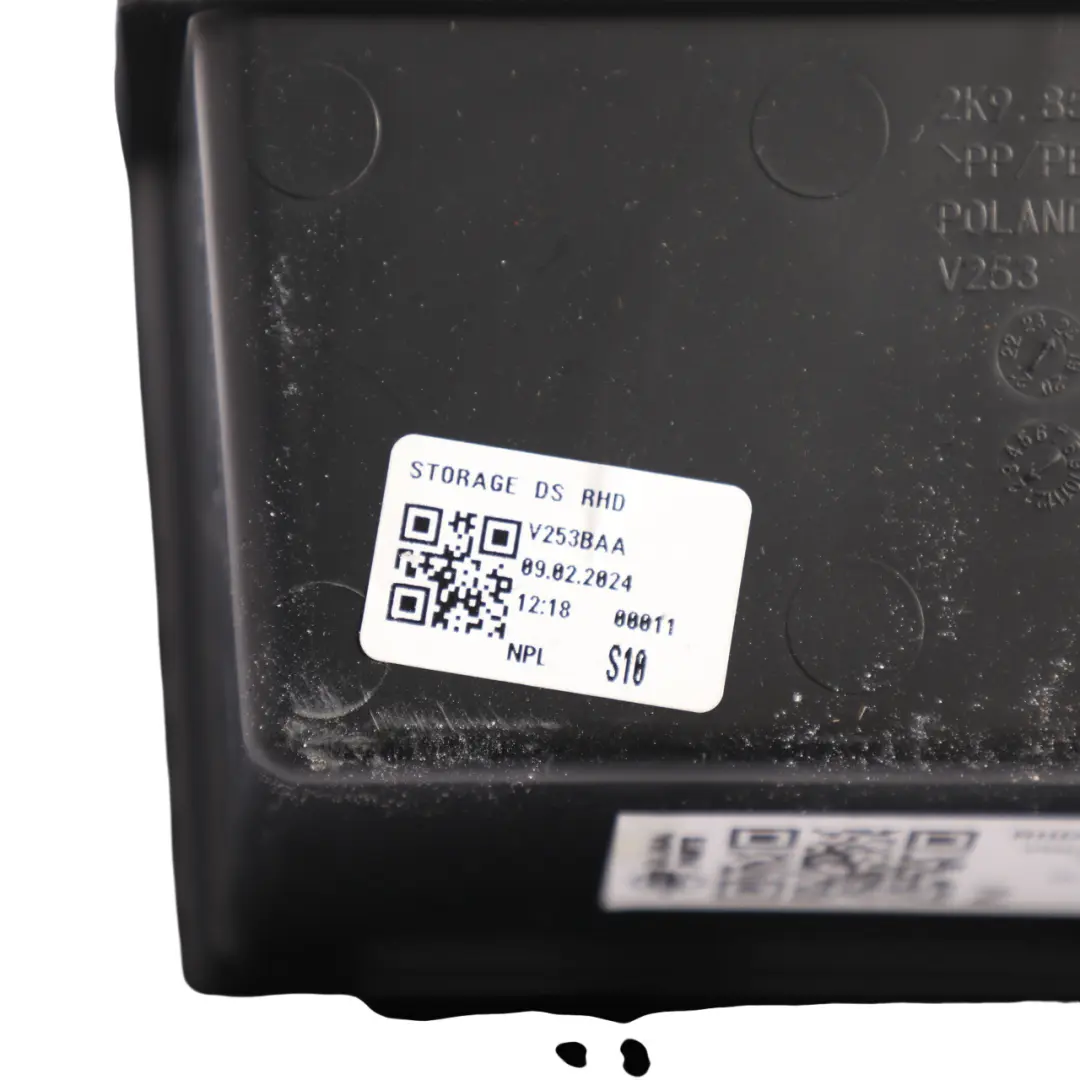 Mk4 Mk5 Glove Compartment Storage Box Tray to Volkswagen Caddy with Part number 2K9857919 Volkswagen Caddy Mk4 Mk5 Glove Compartment Storage Box Tray - SKU RHD-2K9857919 - Part number 2K9857919