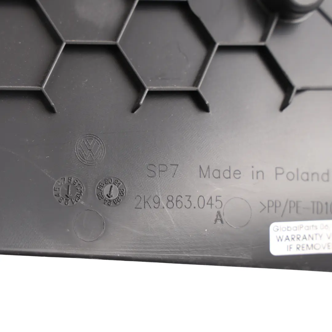 Centre Console Side Trim Panel Cover Left N/S to Volkswagen Caddy SB with Part number 2K9863045A Volkswagen Caddy SB Centre Console Side Trim Panel Cover Left N/S - SKU RHD-2K9863045A - Part number 2K9863045A