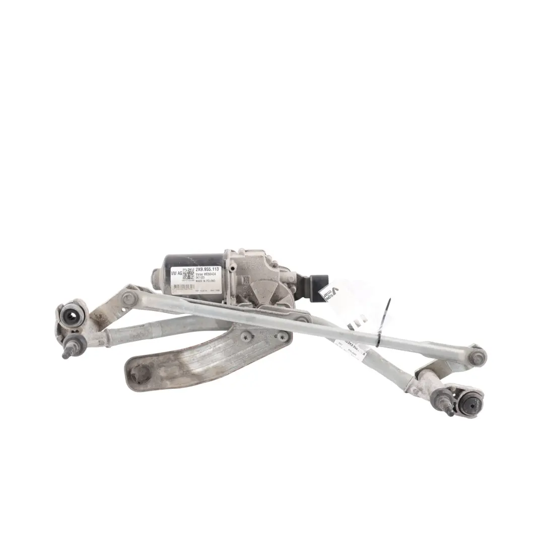 VW Volkswagen Caddy SB Front Windscreen Window Wiper Motor Unit - SKU RHD-2K9955023B - Part number 2K9955023B