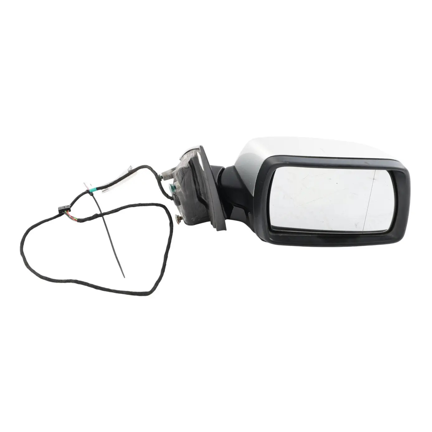 BMW X3 Series 1 E83 Heated Right Door Wing Mirror O/S Titansilber Silver 354