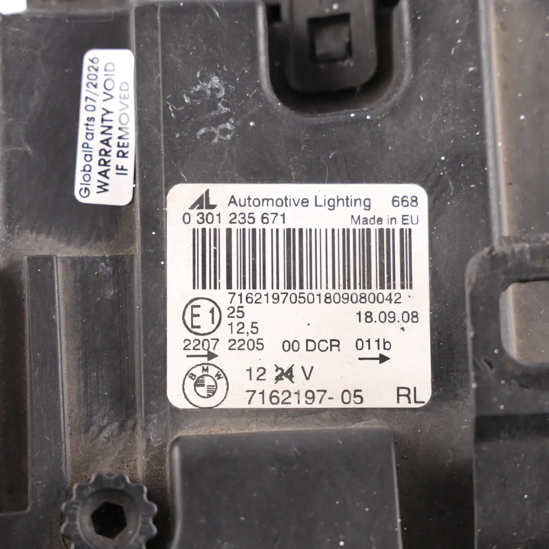 Headlight Headlamp Lamp Front Left N/S 7162197 to BMW X3 E83 LCI Xenon with Part number 3456037 BMW X3 E83 LCI Xenon Headlight Headlamp Lamp Front Left N/S 7162197 - SKU RHD-3456037 - Part number 3456037