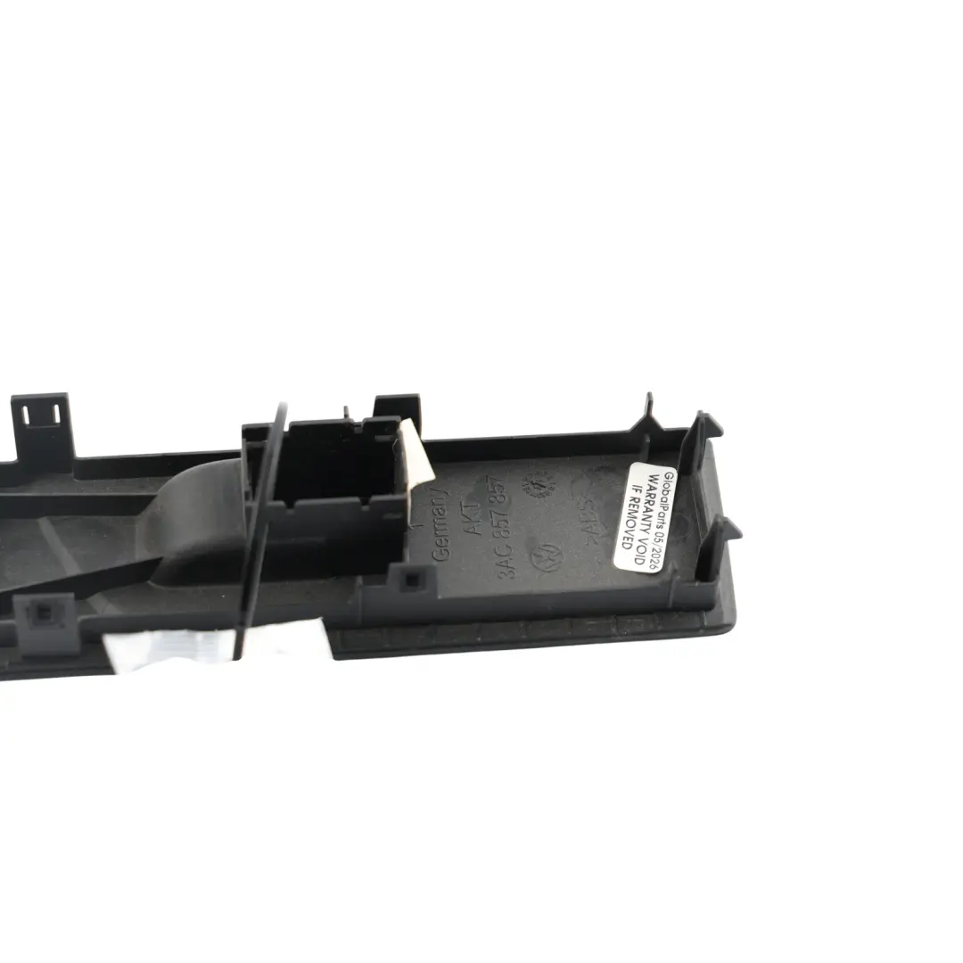 Window Switch Mounting Cover Passenger Side N/S Black to VW Passat B7 with Part number 3AC857857 VW Passat B7 Window Switch Mounting Cover Passenger Side N/S Black - SKU RHD-3AC857857 - Part number 3AC857857