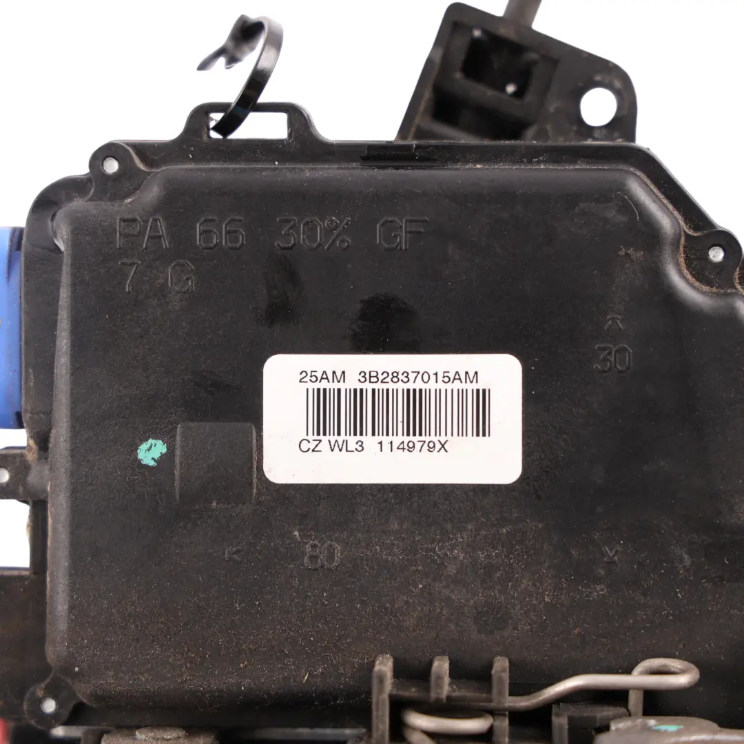 Volkswagen Transporter T5 Door Lock Front Left N/S Latch Mechanism - SKU RHD-3B2837015AM-3 - Part number 3B2837015AM
