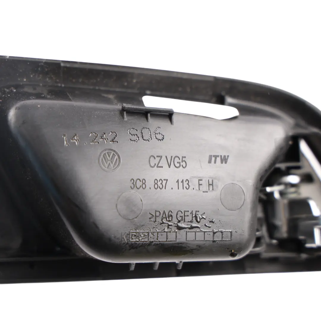 Volkswagen Passat CC Front Rear Door Interior Handle Left N/S Chrom - SKU RHD-3C8837113F - Part number 3C8837113F
