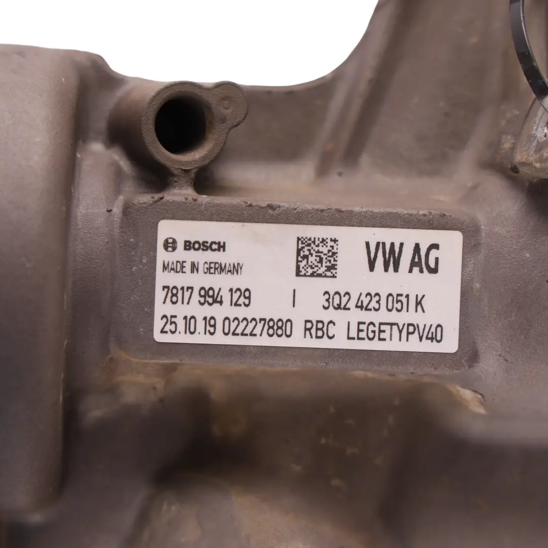 Steering Rack to Skoda Karoq Nu7 Electric Power with Part number 3Q2423051K Skoda Karoq Nu7 Electric Power Steering Rack - SKU RHD-3Q2423051K - Part number 3Q2423051K
