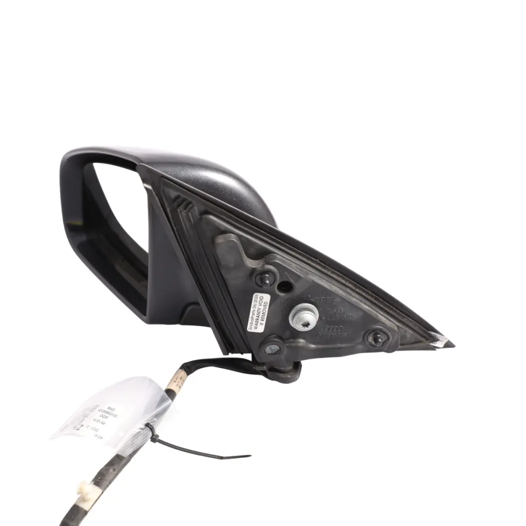 Door Wing Mirror Left N/S Oyster Grey Metallic - Z7Q to Audi A6 C6 FL with Part number 4F2858531M Audi A6 C6 FL Door Wing Mirror Left N/S Oyster Grey Metallic - Z7Q - SKU RHD-4F2858531M-OGM - Part number 4F2858531M