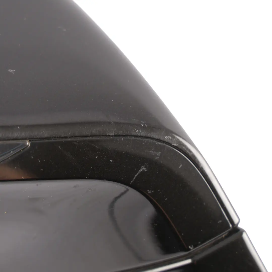 Audi A7 4G Door Wing Mirror Heated Right O/S Havanna Black Metallic - Y8X - SKU RHD-4G8858532G-HBM - Part number 4G8858532G