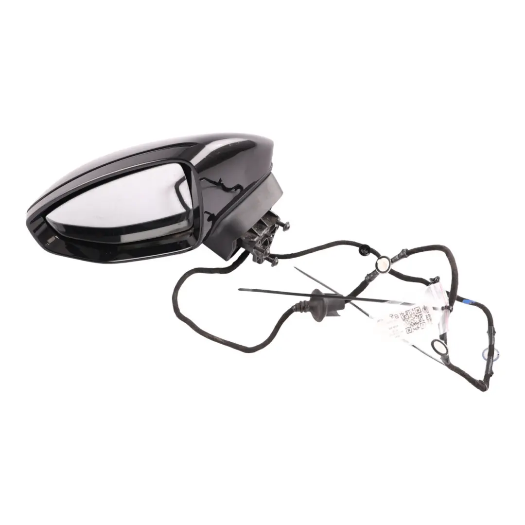 Audi A6 C8 Door Wing Mirror Electric Left N/S Mythical Black - Y9T - SKU RHD-4K2857409C-MYB1 - Part number 4K2857409C