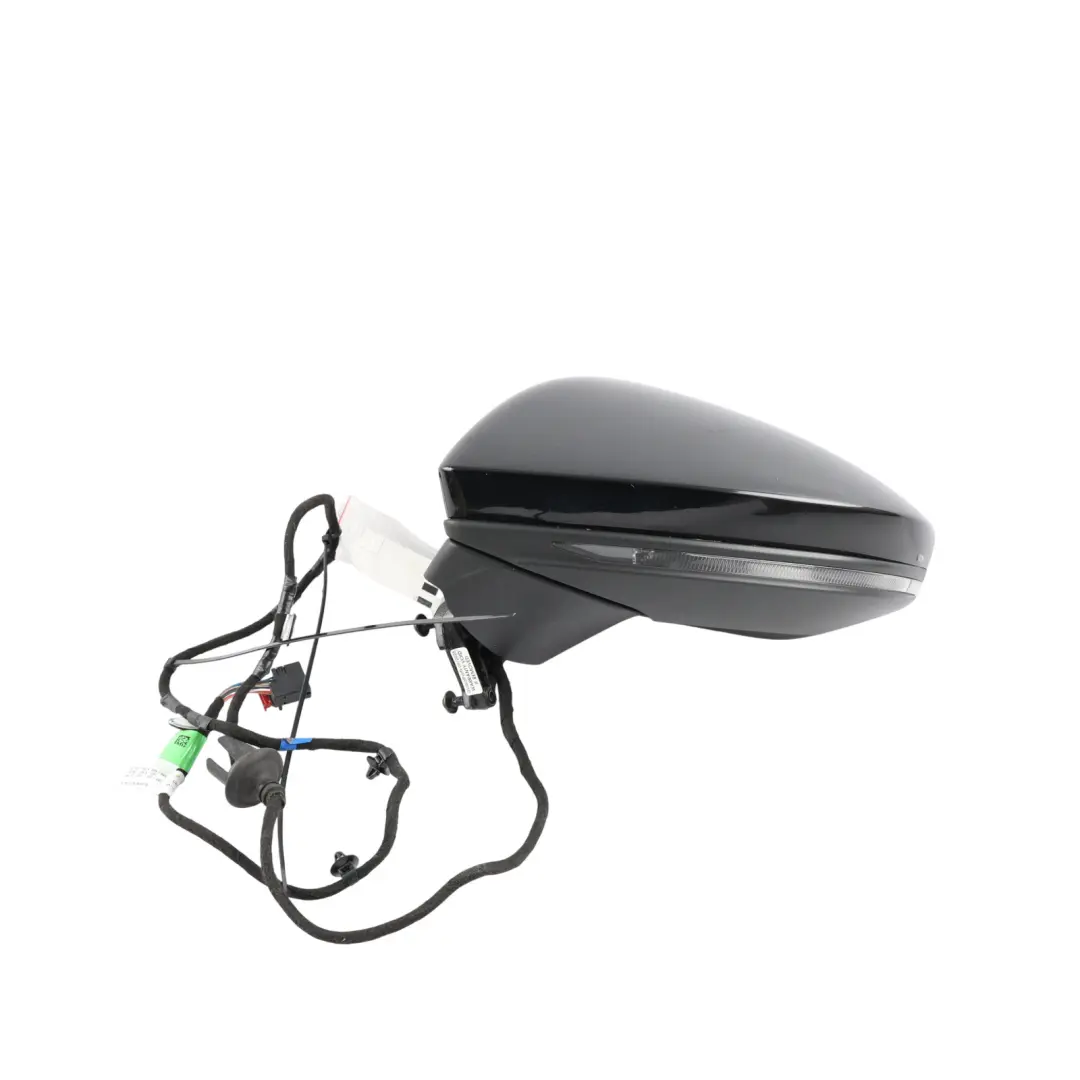 Audi A6 C8 Door Wing Mirror Electric Left N/S Mythical Black - Y9T - SKU RHD-4K2857409C-MYB1 - Part number 4K2857409C