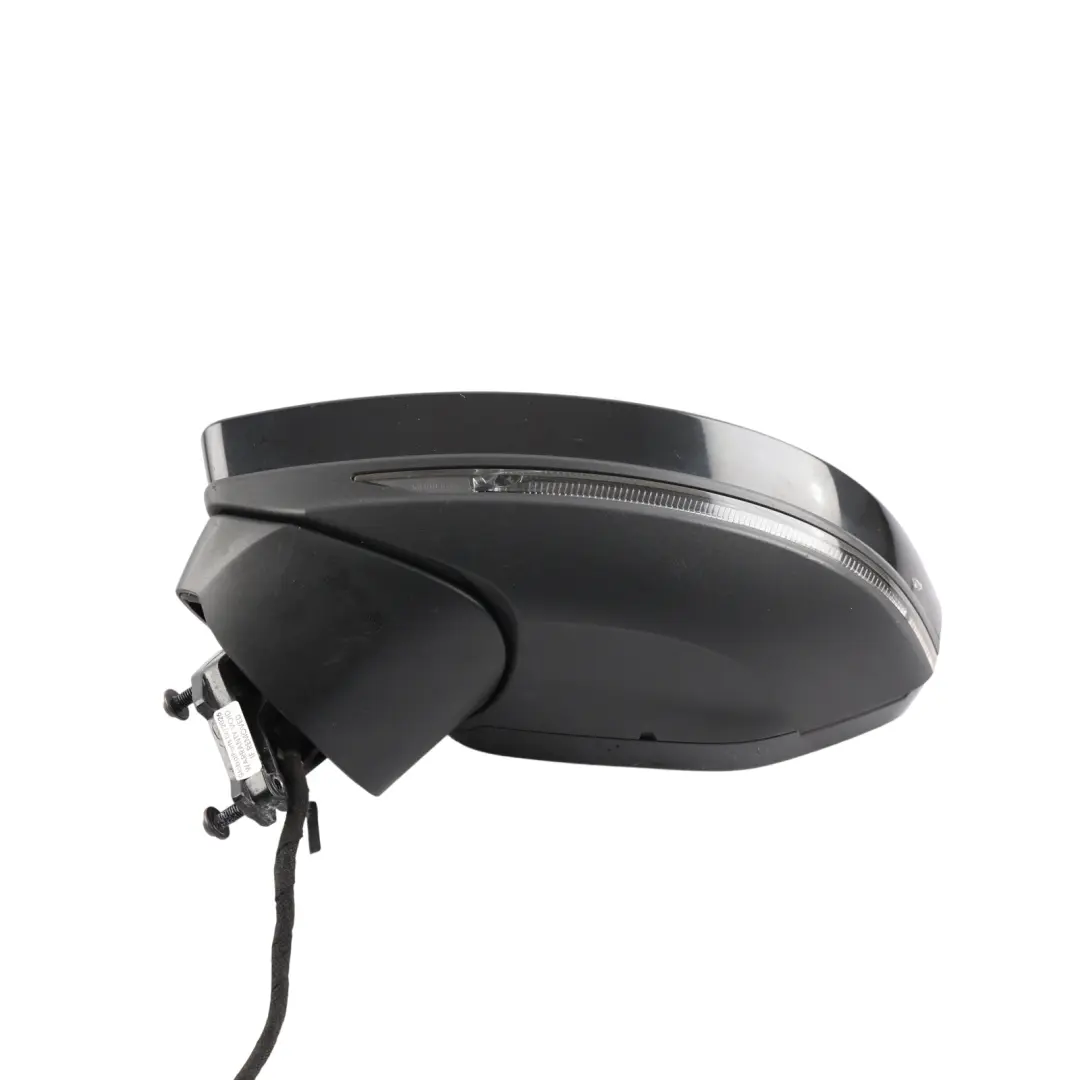 Audi A6 C8 Door Wing Mirror Electric Left N/S Mythical Black - Y9T - SKU RHD-4K2857409C-MYB1 - Part number 4K2857409C