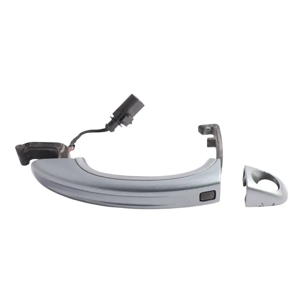 Audi Q7 4L Door Grab Handle Front Right O/S Condor Grey Metallic - Y7E