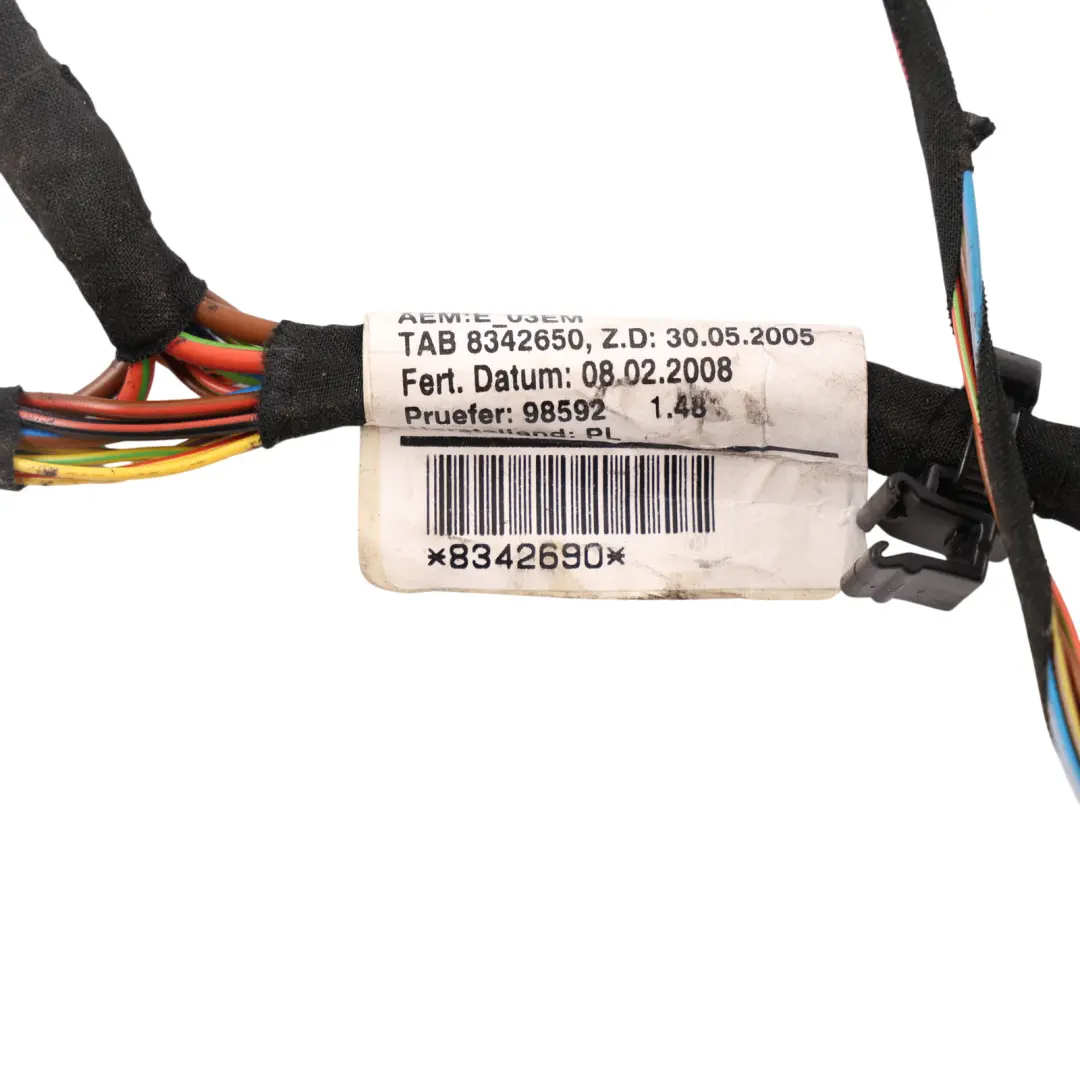 Audi Q7 4L Front Seat Wiring Loom Harness Memory Electric Left N/S - SKU RHD-4L1971384 - Part number 4L1971384