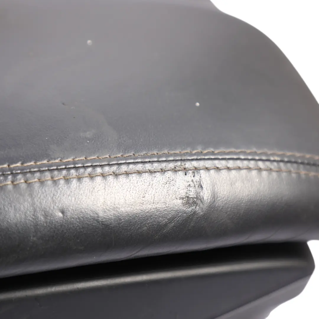 Audi Q7 4L Centre Console Armrest Cup Holder Black Leather - SKU RHD-4L2864207D - Part number 4L2864207D