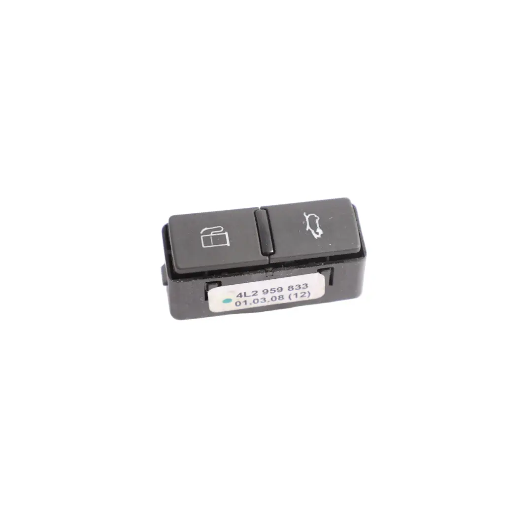 Boot Lid Tailgate Fuel Cap Release Button Switch to Audi Q7 4L with Part number 4L2959833 Audi Q7 4L Boot Lid Tailgate Fuel Cap Release Button Switch - SKU RHD-4L2959833-1 - Part number 4L2959833