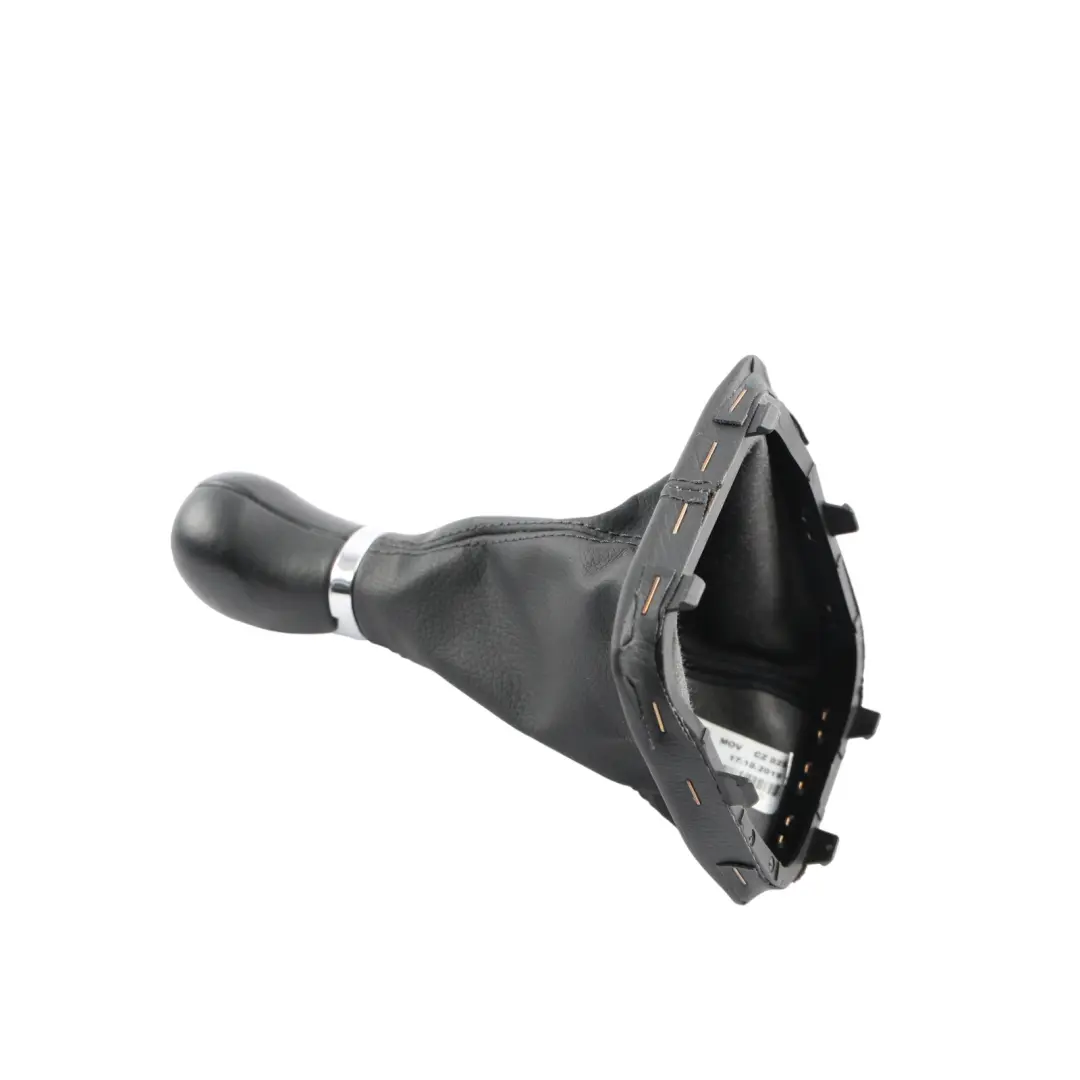 Skoda Karoq NU7 Gear Shift Lever Knob Trim Cover Leather Manual - SKU RHD-567711113M - Part number 567711113M