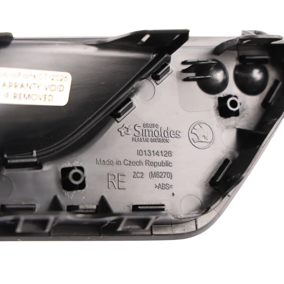 Skoda Karoq NU7 Rear Door Handle Pull Grab Right O/S - SKU I01314126 - Part number I01314126