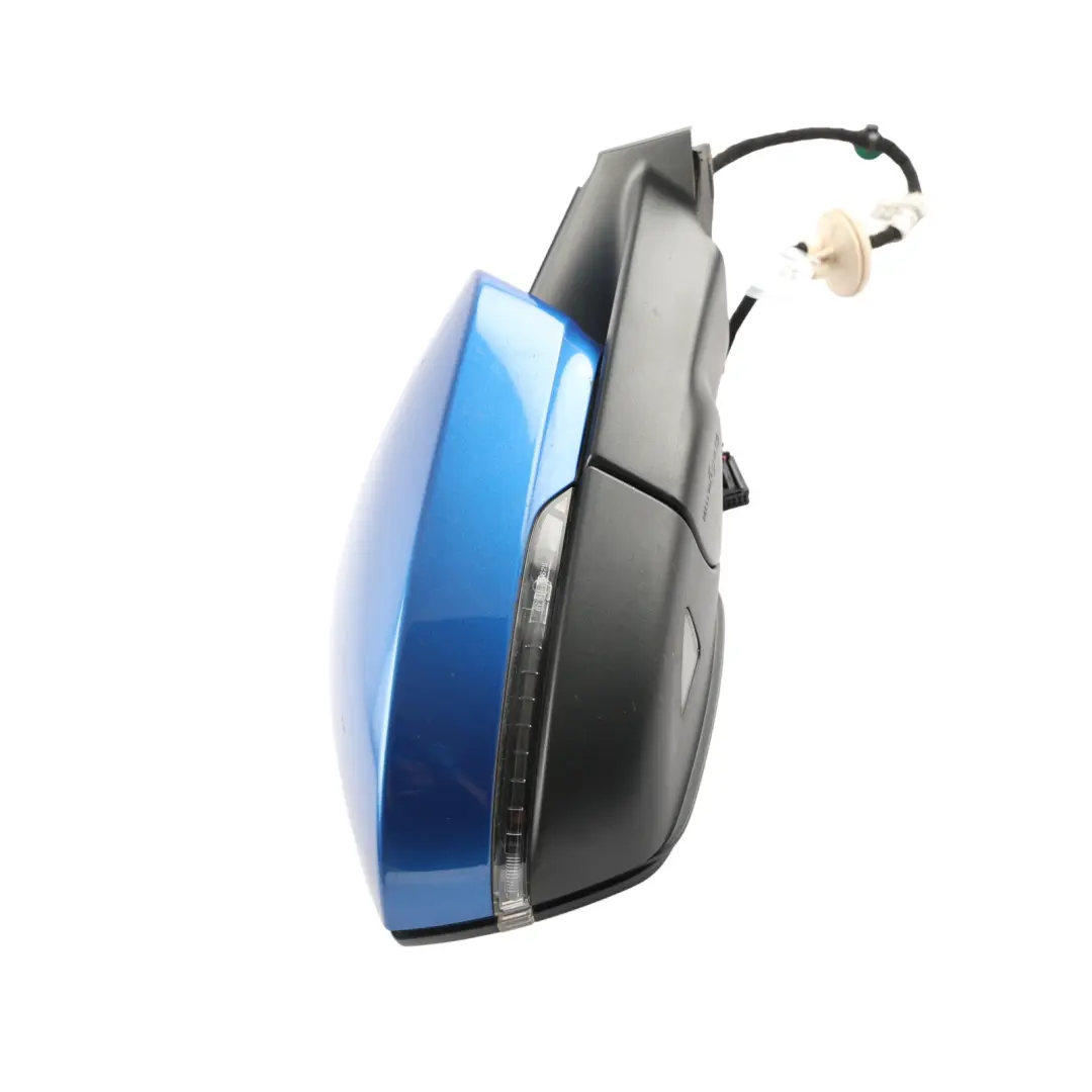 Skoda Karoq Nu7 Exterior Wing Mirror Right O/S Heated Power Fold Race Blue - F5W - SKU RHD-57C857508G-RAB - Part number 57C857508G