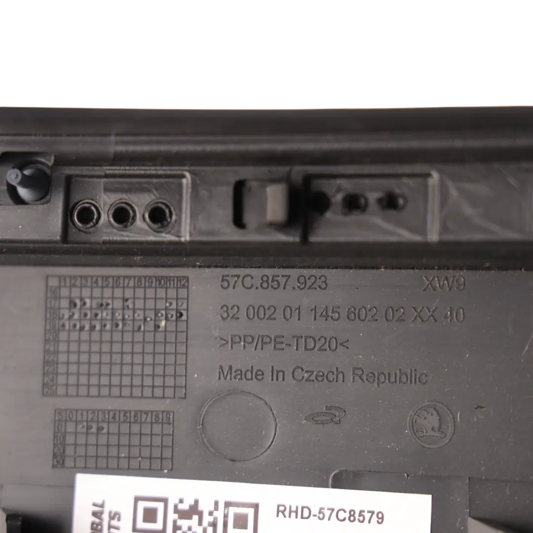 Skoda Karoq Nu7 Glovebox Compartment Right O/S Driver's Side 57C857923 - SKU RHD-57C857923 - Part number 57C857920
