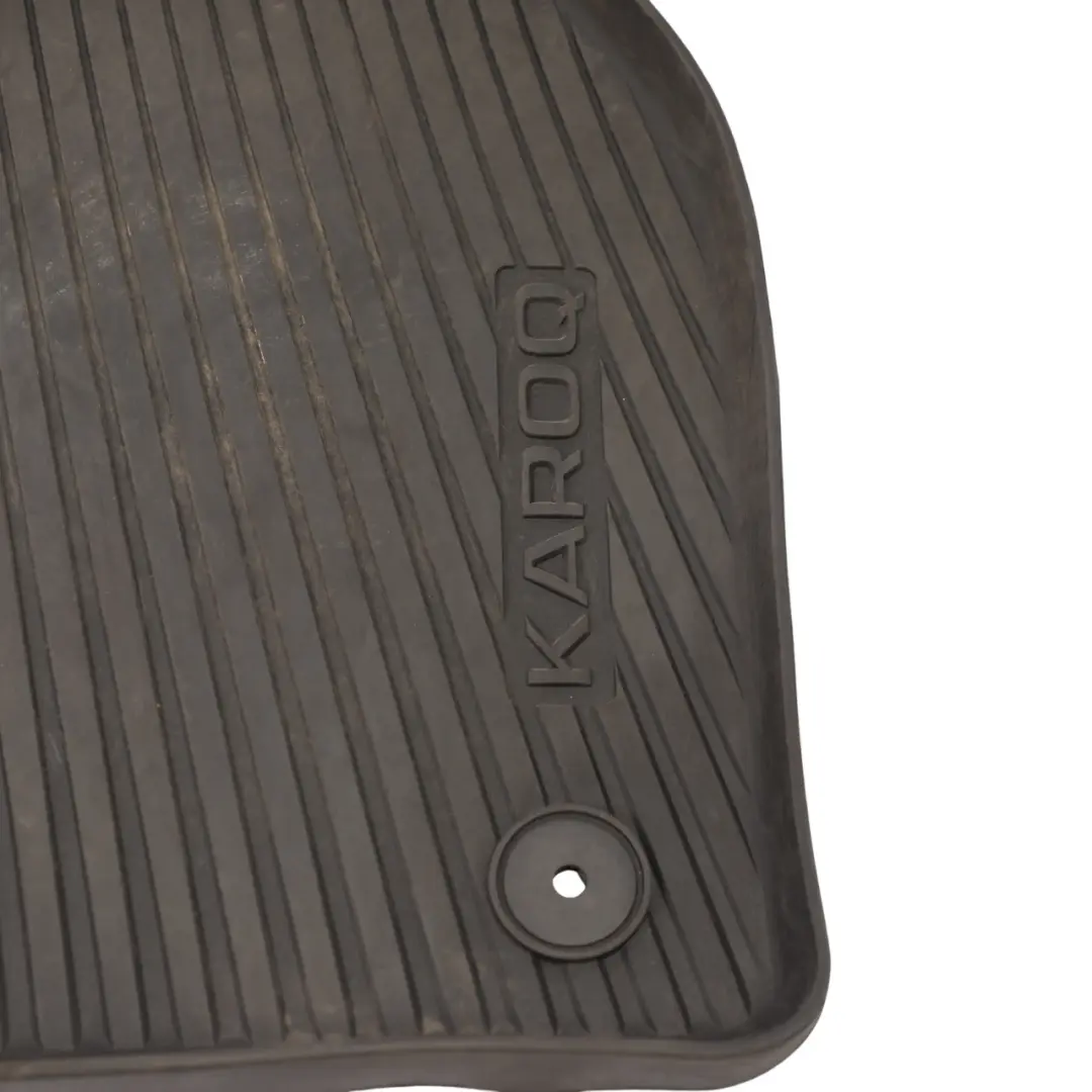 Skoda Karoq Floor Rubber Mat Set Footwell Lining Trim Front Rear - SKU RHD-57C864436 - Part number 57C864436