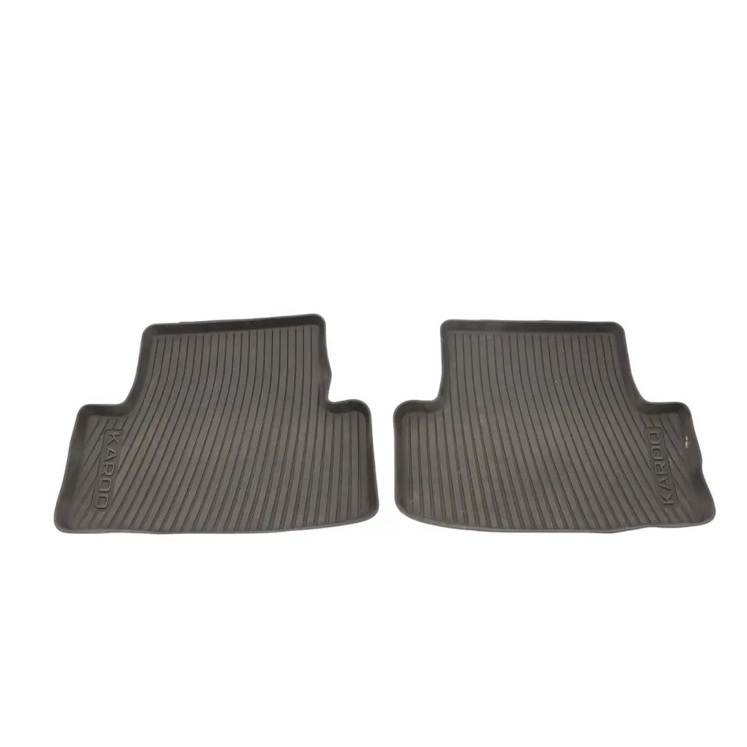 Skoda Karoq Floor Rubber Mat Set Footwell Lining Trim Front Rear - SKU RHD-57C864436 - Part number 57C864436