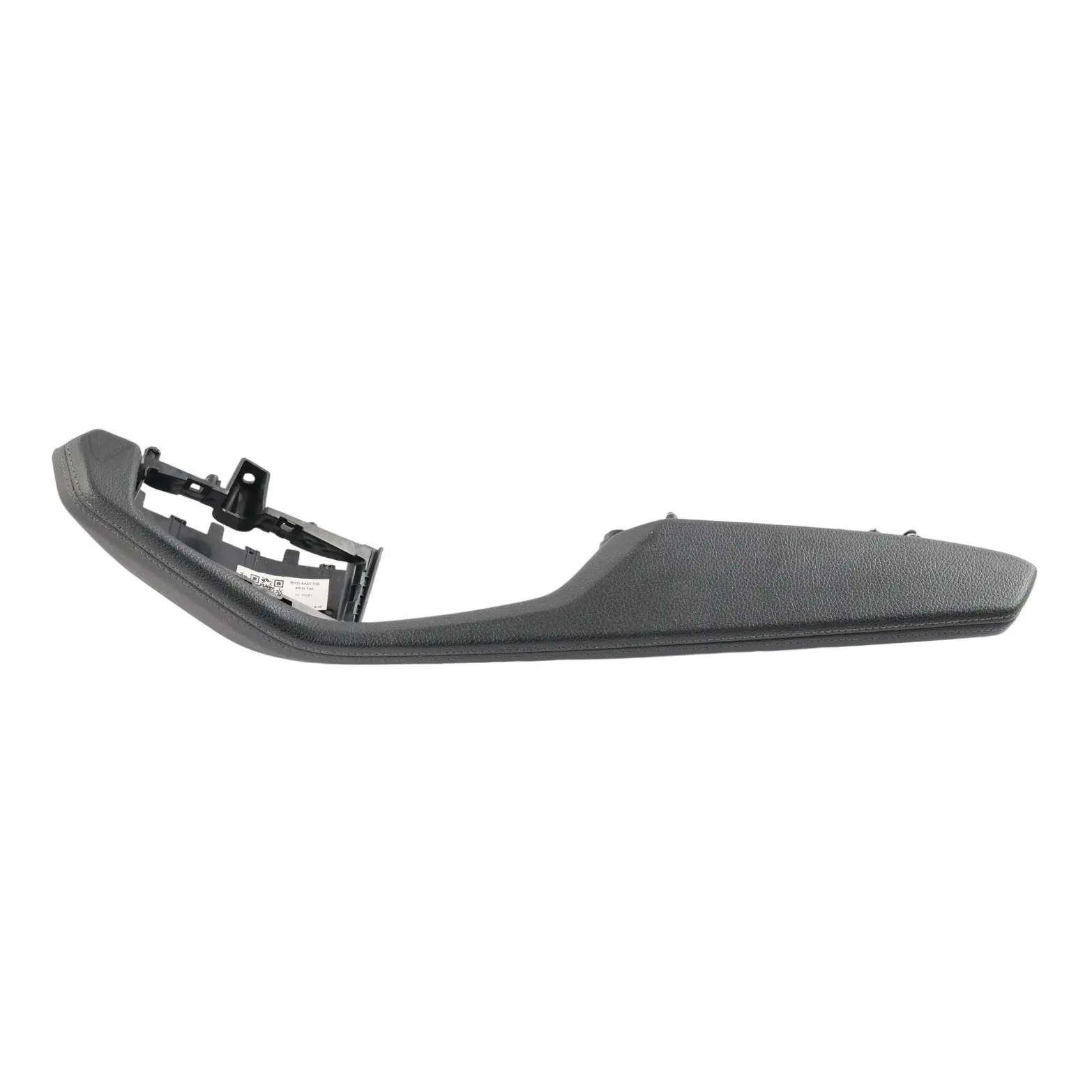 BMW F40 Door Card Handle Armrest Front Right O/S Black Grey 5A0C706