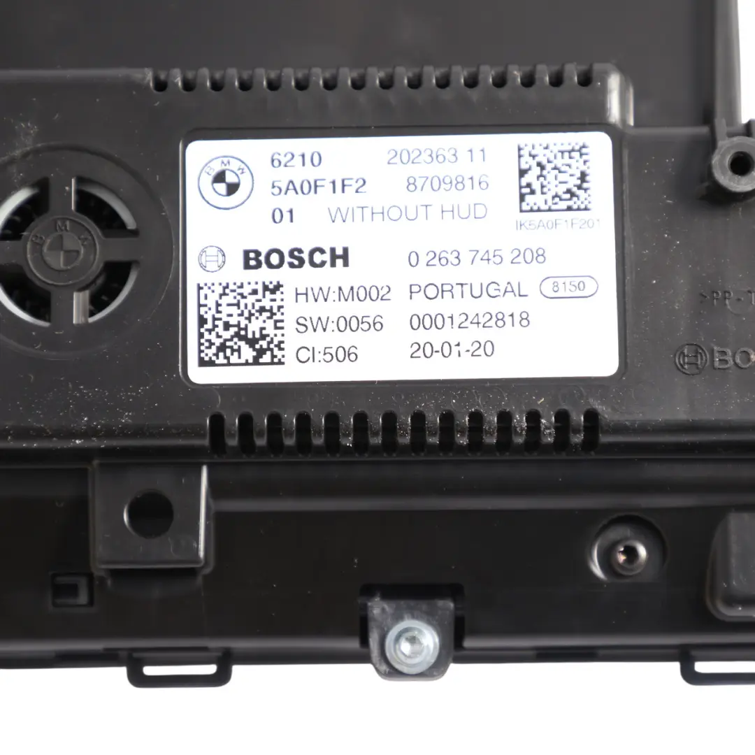 BMW F40 F44 Digital Instrument Cluster Speedometer Petrol Automatic - SKU 5A0F1F2 - Part number 5A0F1F2