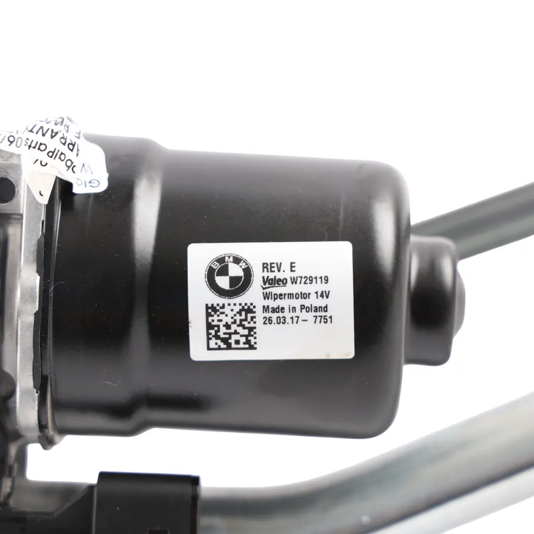 Mini F65 F66 Front Window Windscreen Wiper Motor Linkage Front - SKU RHD-5A31986 - Part number 5A31986