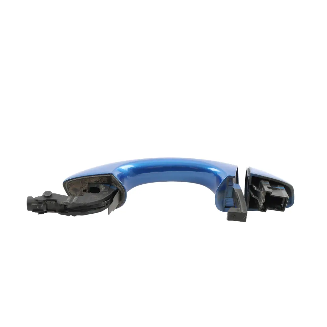 Skoda Karoq NU7 Front Door Handle Exterior Trim Keyless Left N/S Race Blue - F5W - SKU RHD-5G0837205Q-RAB - Part number 5G0837205Q