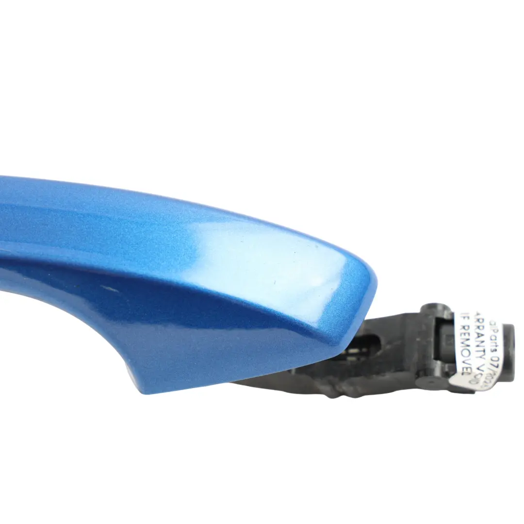 Skoda Karoq NU7 Front Door Handle Exterior Trim Keyless Left N/S Race Blue - F5W - SKU RHD-5G0837205Q-RAB - Part number 5G0837205Q