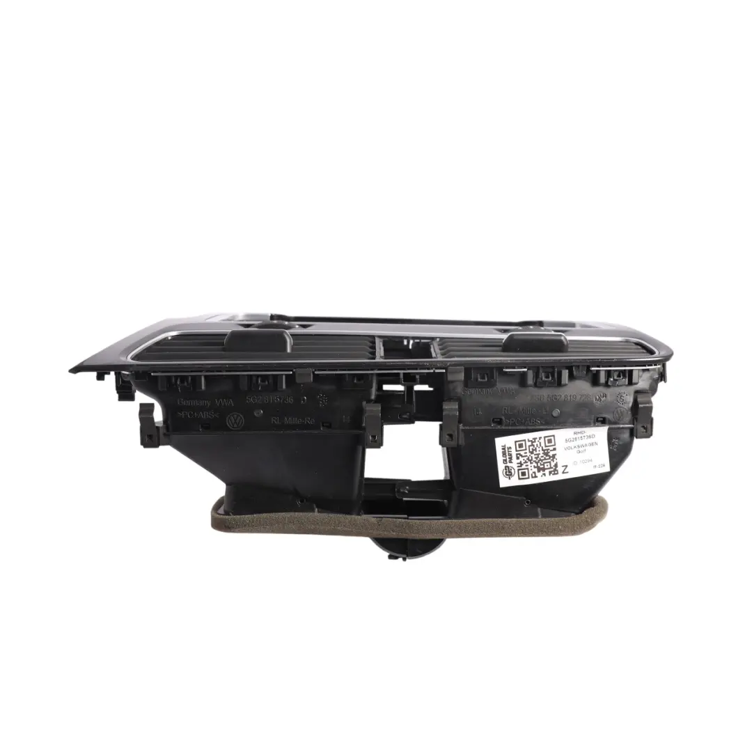Centre Dash Air Vent With Surround Trim to VW Volkswagen Golf MK7 with Part number 5G2815736D VW Volkswagen Golf MK7 Centre Dash Air Vent With Surround Trim - SKU RHD-5G2815736D - Part number 5G2815736D