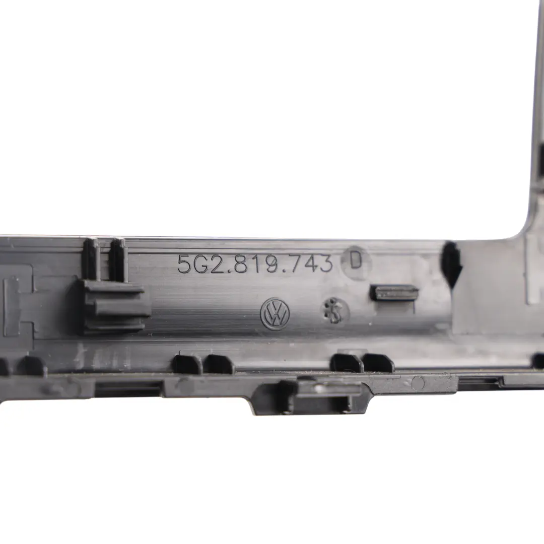 VW Volkswagen Golf R 7 Dashboard Radio Surround Cover Trim Panel - SKU RHD-5G2819743D-2 - Part number 5G2819743D