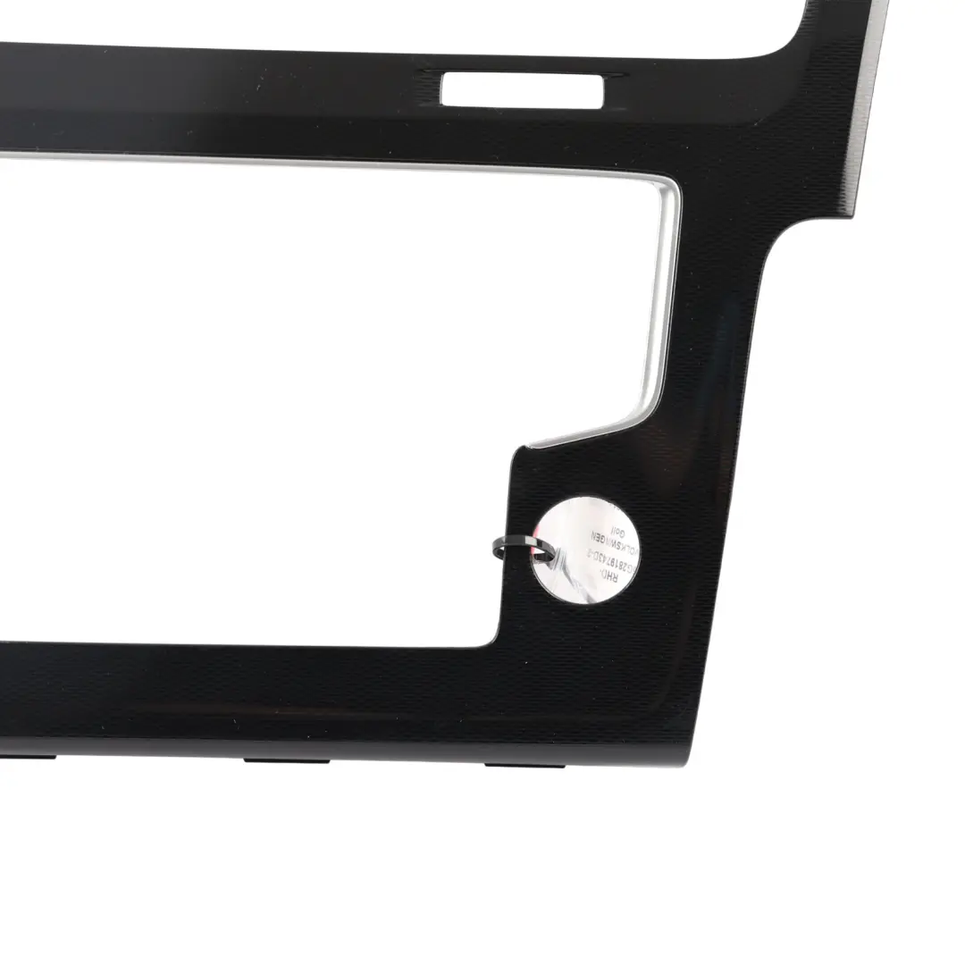 Dashboard Radio Surround Cover Trim Panel to VW Volkswagen Golf R 7 with Part number 5G2819743D VW Volkswagen Golf R 7 Dashboard Radio Surround Cover Trim Panel - SKU RHD-5G2819743D-2 - Part number 5G2819743D