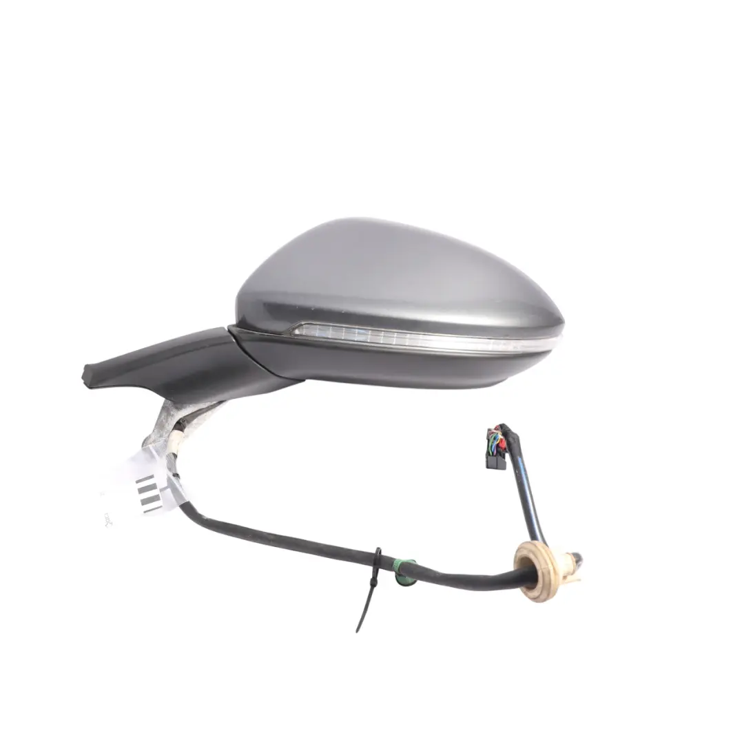VW Volkswagen Golf MK 7 VII Side Wing Mirror Passenger Door Left N/S Grey R7H - SKU RHD-5G2857507DN-IDG-1 - Part number 5G2857507DN-IDG