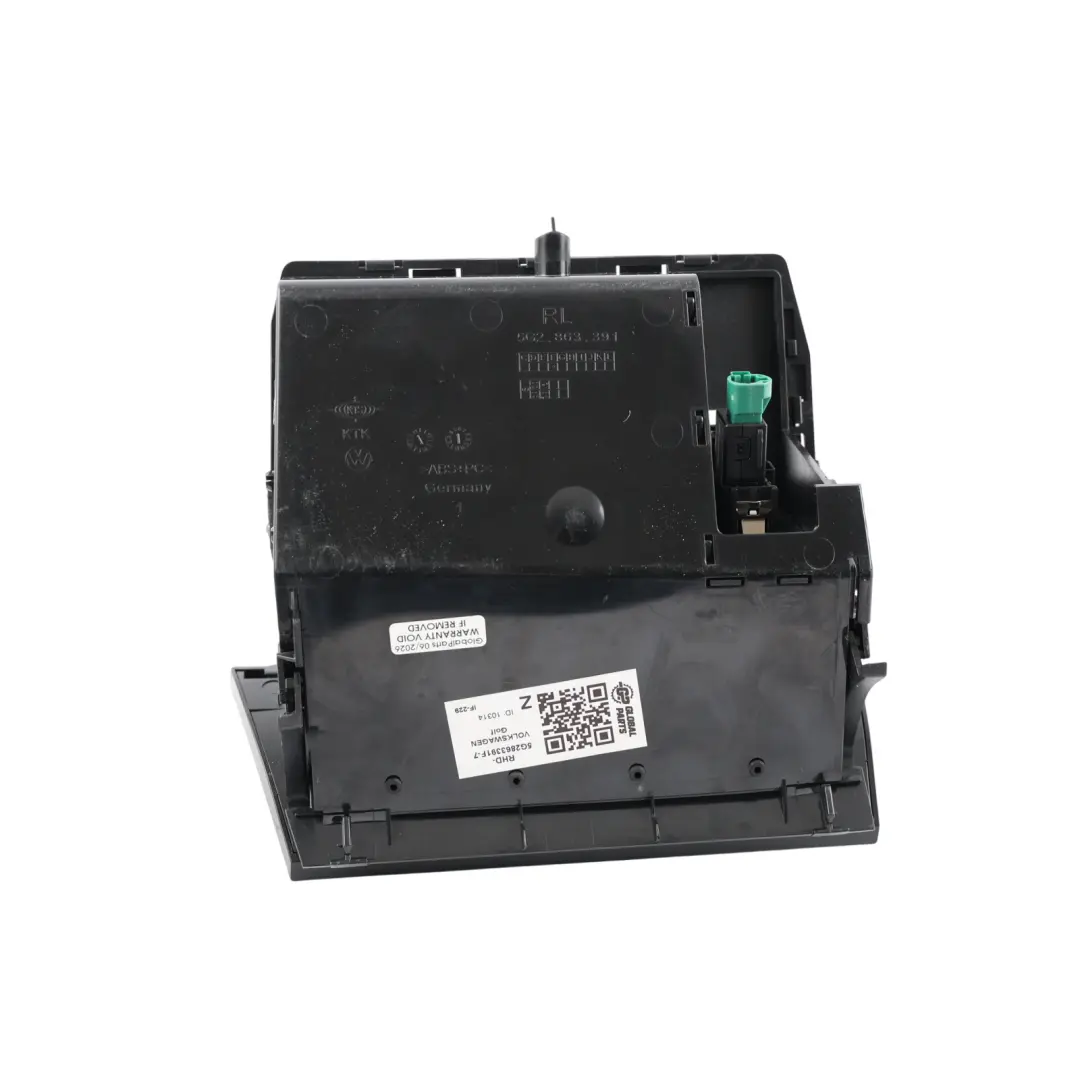 Centre Console Storage Tray Compartment to Volkswagen VW Golf Mk7 with Part number 5G2863391F Volkswagen VW Golf Mk7 Centre Console Storage Tray Compartment - SKU RHD-5G2863391F-7 - Part number 5G2863391F