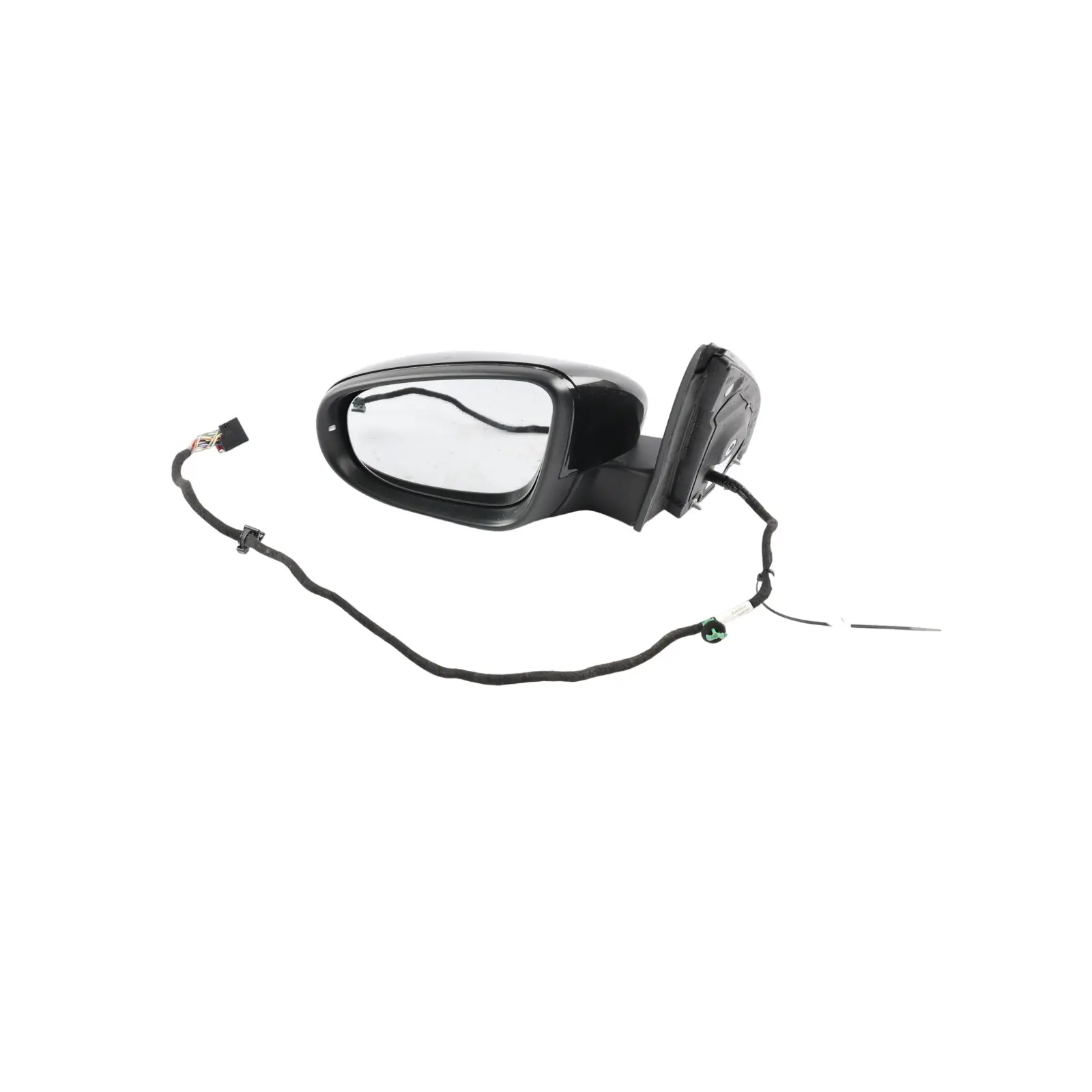 VW Volkswagen Golf Mk6 Side View Outer Wing Mirror Left N/S Black 5K0857507AE